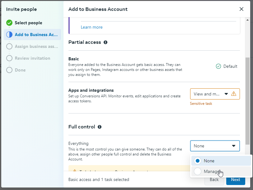 Add Employee to FBM
